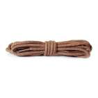 Шнурки для обуви коричневые тонкие Kaps Thin Round Laces, 60 см