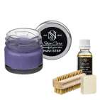 Набор для ухода за обувью из замши и нубука фиолетовый MAVI STEP Aurora Kit