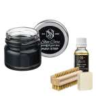 Набор для ухода за обувью из замши и нубука темно-серый MAVI STEP Aurora Kit