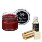 MAVI STEP Aurora Suede & Nubuck Shoe Care Kit Bright Red Brown