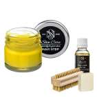 Набір для догляду за взуттям із замші та нубуку лимонний MAVI STEP Aurora Kit