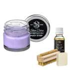 Набор для ухода за обувью из замши и нубука  бледно-фиолетовый   MAVI STEP Aurora Kit