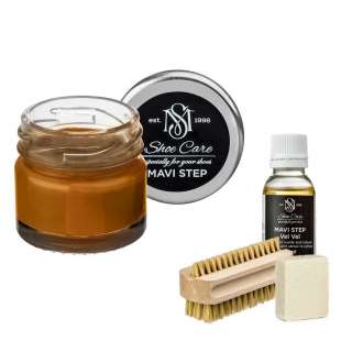 MAVI STEP Aurora Suede & Nubuck Shoe Care Kit Pale Mocha фото 102608