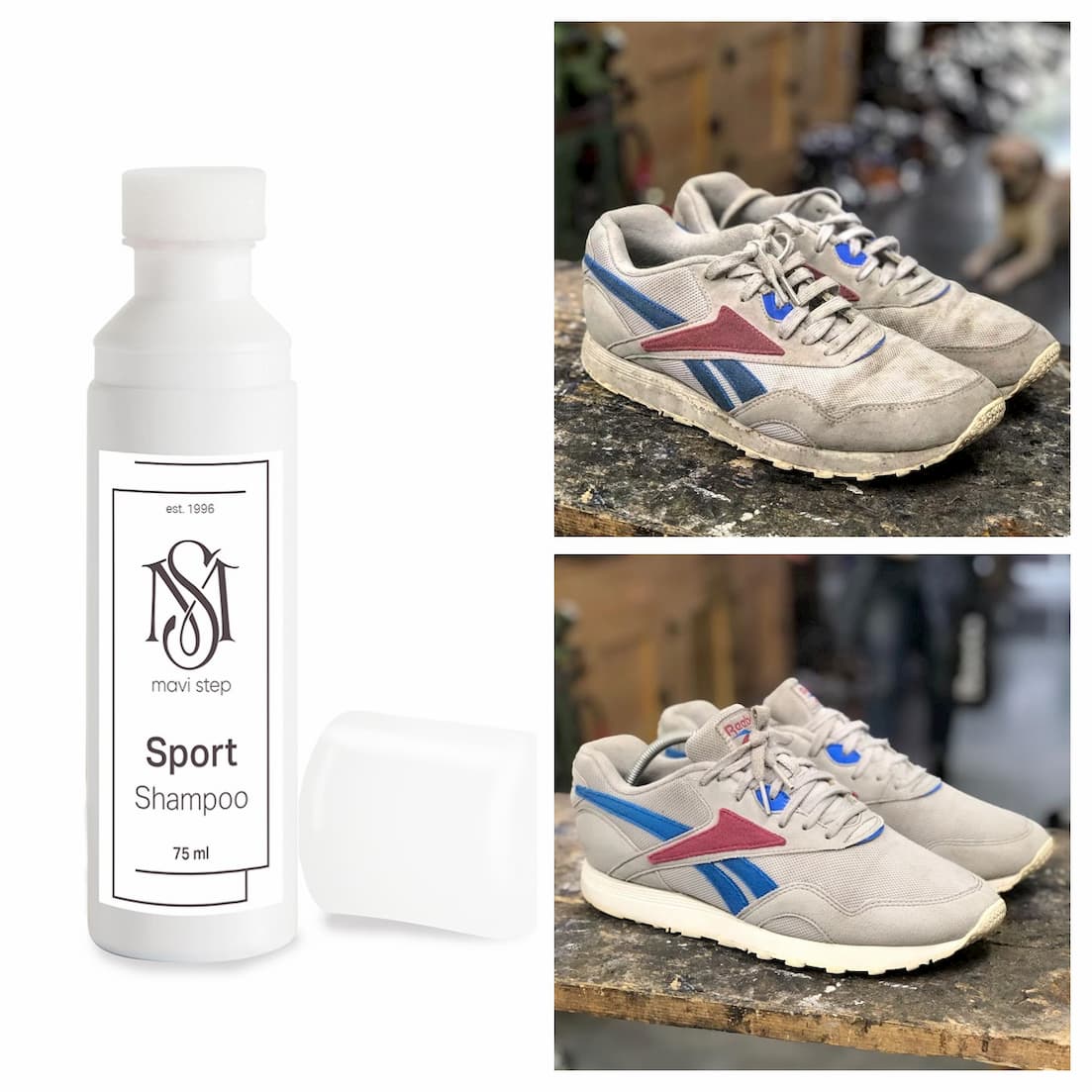 Средство для чистки кроссовок и спортивной обуви MAVI STEP Sport Shampoo